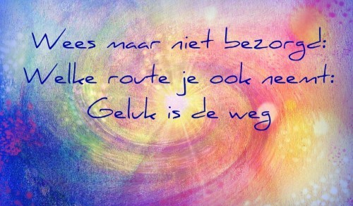 Gelukshaiku van Marike Wienbelt
